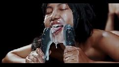 Hot chicks explode with a ton of alien cum
